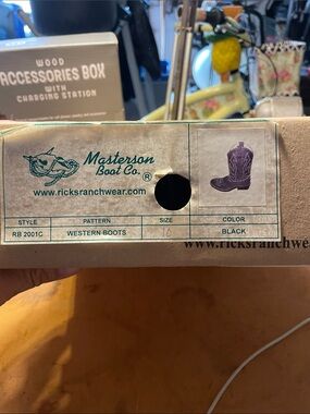 Masterson Boot Co. Kids' Black Western Boots